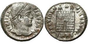 1 Follis /  AE3 Roman Empire (27BC-395) Bronze Constantine I (272 - 337)