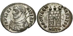 1 Follis /  AE3 Roman Empire (27BC-395) Bronze Licinius I (265-324)