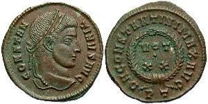 1 Follis /  AE3 Roman Empire (27BC-395) Bronze Constantine I (272 - 337)