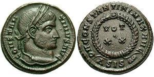1 Follis /  AE3 Roman Empire (27BC-395) Bronze Constantine I (272 - 337)
