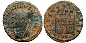 1 Follis /  AE3 Roman Empire (27BC-395) Bronze Constantine I (272 - 337)