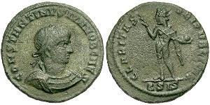 1 Follis /  AE3 Roman Empire (27BC-395) Bronze Constantius II (317 - 361)
