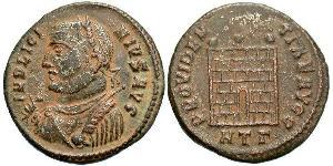 1 Follis /  AE3 Roman Empire (27BC-395) Bronze Licinius I (265-324)