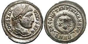 1 Follis /  AE3 Roman Empire (27BC-395) Bronze Constantine I (272 - 337)