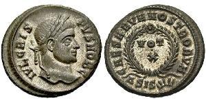 1 Follis /  AE3 Roman Empire (27BC-395) Bronze Crispus (305 - 326)