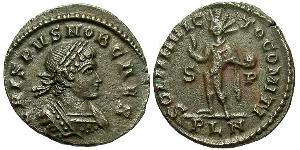 1 Follis /  AE3 Roman Empire (27BC-395) Bronze Crispus (305 - 326)