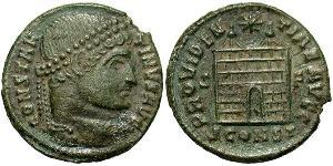 1 Follis /  AE3 Roman Empire (27BC-395) Bronze Constantine I (272 - 337)
