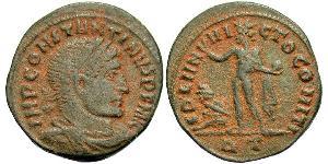 1 Follis /  AE3 Roman Empire (27BC-395) Bronze Constantine I (272 - 337)