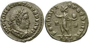 1 Follis /  AE3 Roman Empire (27BC-395) Bronze Constantine I (272 - 337)