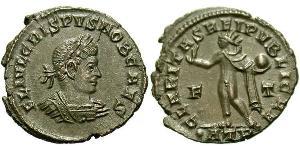 1 Follis /  AE3 Roman Empire (27BC-395) Bronze Crispus (305 - 326)