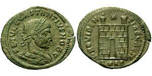 1 Follis /  AE3 Roman Empire (27BC-395) Bronze Constantius II (317 - 361)