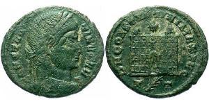 1 Follis /  AE3 Roman Empire (27BC-395) Bronze Constantine I (272 - 337)