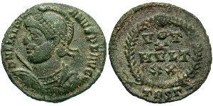 1 Follis /  AE3 Roman Empire (27BC-395) Bronze Julian the Apostate (331-363)