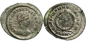 1 Follis /  AE3 Roman Empire (27BC-395) Bronze Constantius II (317 - 361)