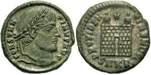 1 Follis /  AE3 Roman Empire (27BC-395) Bronze Constantine I (272 - 337)