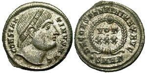 1 Follis /  AE3 Roman Empire (27BC-395) Bronze Constantine I (272 - 337)
