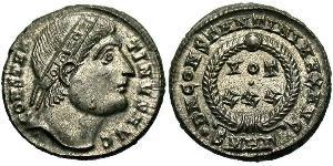 1 Follis /  AE3 Roman Empire (27BC-395) Bronze Constantine I (272 - 337)