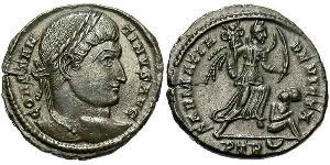 1 Follis /  AE3 Roman Empire (27BC-395) Bronze Constantine I (272 - 337)