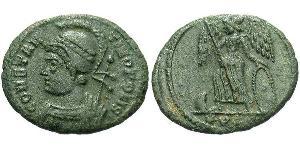1 Follis /  AE3 Roman Empire (27BC-395) Bronze Constantine I (272 - 337)
