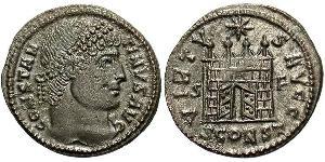 1 Follis /  AE3 Roman Empire (27BC-395) Bronze Constantine I (272 - 337)