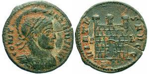 1 Follis /  AE3 Roman Empire (27BC-395) Bronze Constantine I (272 - 337)