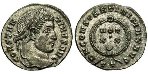 1 Follis /  AE3 Roman Empire (27BC-395) Bronze Constantine I (272 - 337)