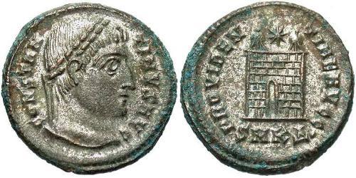 1 Follis /  AE3 Roman Empire (27BC-395) Bronze Constantine I (272 - 337)