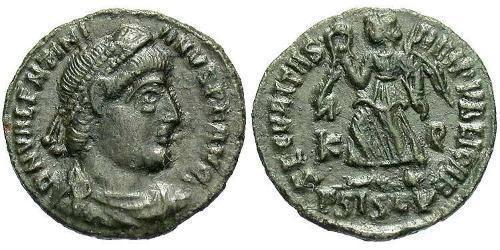 1 Follis /  AE3 Roman Empire (27BC-395) Bronze Valentinian I  (321-375)