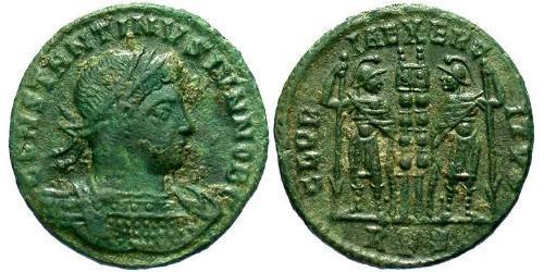 1 Follis /  AE3 Roman Empire (27BC-395) Bronze Constantius II (317 - 361)