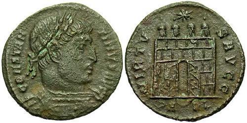 1 Follis /  AE3 Roman Empire (27BC-395) Bronze Constantine I (272 - 337)