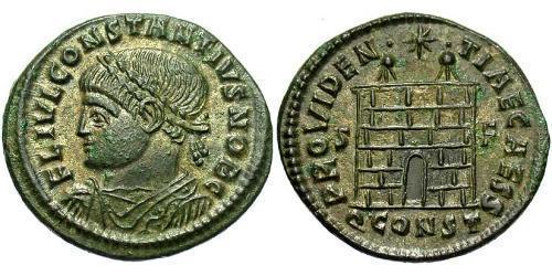 1 Follis /  AE3 Roman Empire (27BC-395) Bronze Constantius II (317 - 361)