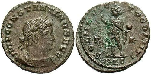 1 Follis /  AE3 Roman Empire (27BC-395) Bronze Constantine I (272 - 337)