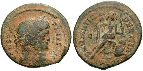 1 Follis /  AE3 Roman Empire (27BC-395) Bronze Constantine I (272 - 337)
