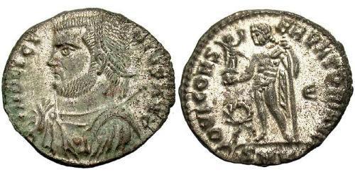 1 Follis /  AE3 Roman Empire (27BC-395) Bronze Licinius I (265-324)
