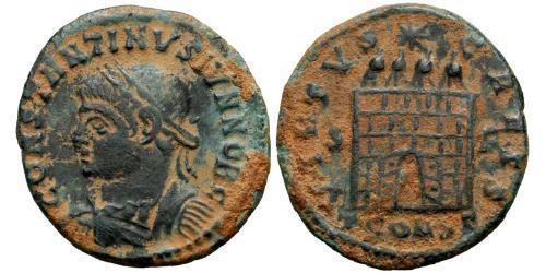 1 Follis /  AE3 Roman Empire (27BC-395) Bronze Constantine I (272 - 337)