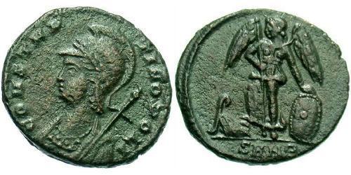 1 Follis /  AE3 Roman Empire (27BC-395) Bronze Constantine I (272 - 337)