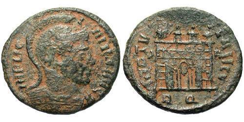 1 Follis /  AE3 Roman Empire (27BC-395) Bronze Licinius I (265-324)
