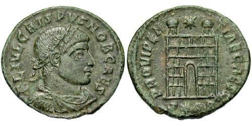 1 Follis /  AE3 Roman Empire (27BC-395) Bronze Crispus (305 - 326)