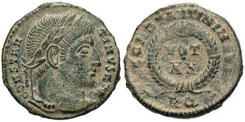 1 Follis /  AE3 Roman Empire (27BC-395) Bronze Constantine I (272 - 337)