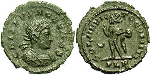 1 Follis /  AE3 Roman Empire (27BC-395) Bronze Crispus (305 - 326)