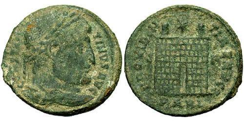 1 Follis /  AE3 Roman Empire (27BC-395) Bronze Constantine I (272 - 337)