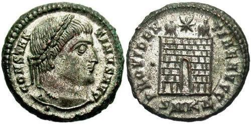 1 Follis /  AE3 Roman Empire (27BC-395) Bronze Constantine I (272 - 337)