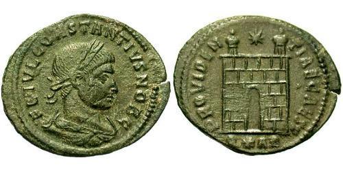 1 Follis /  AE3 Roman Empire (27BC-395) Bronze Constantius II (317 - 361)