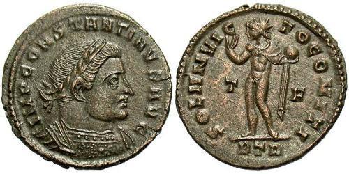1 Follis /  AE3 Roman Empire (27BC-395) Bronze Constantine I (272 - 337)
