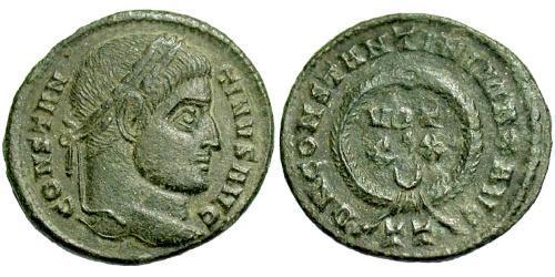 1 Follis /  AE3 Roman Empire (27BC-395) Bronze Constantine I (272 - 337)
