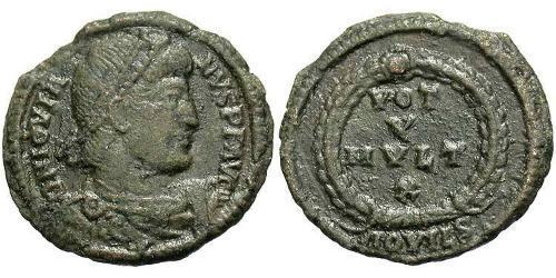1 Follis /  AE3 Roman Empire (27BC-395) Bronze Jovian (331- 364)