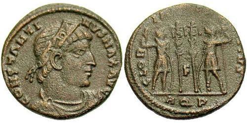 1 Follis /  AE3 Roman Empire (27BC-395) Bronze Constantine I (272 - 337)