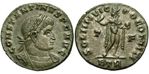 1 Follis /  AE3 Roman Empire (27BC-395) Bronze Constantine I (272 - 337)