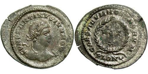1 Follis /  AE3 Roman Empire (27BC-395) Bronze Constantius II (317 - 361)