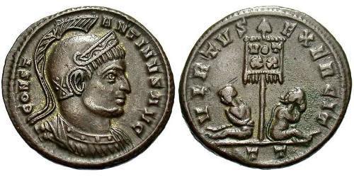 1 Follis /  AE3 Roman Empire (27BC-395) Bronze Constantine I (272 - 337)